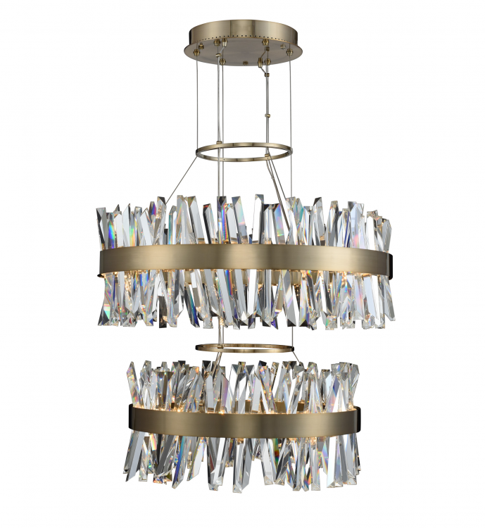 Glacier 2 Tier LED Pendant