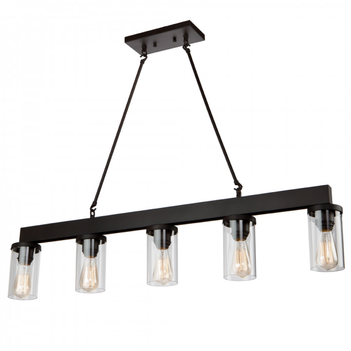 Menlo Park 5 Light Linear Chandelier