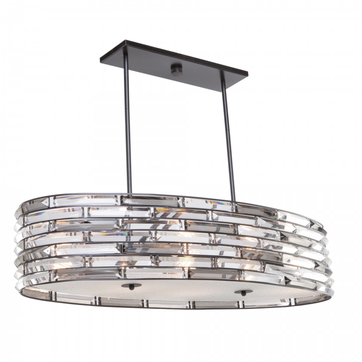 Vero 6 Light Linear Chandelier