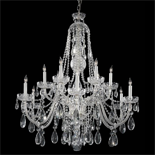 Traditional Crystal 12 Light Chandelier