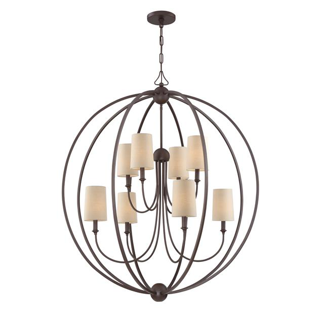 Sylvan 8 Light Chandelier With Shades