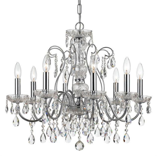 Butler Crystal 8 Chandelier