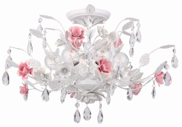 Lola 6 Light Semi Flush Mount