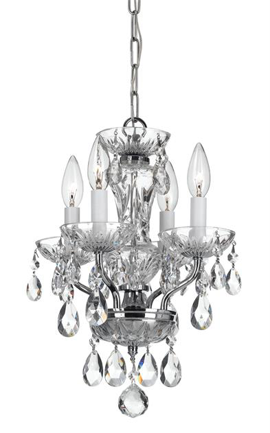 Traditional Crystal 4 Light Chandelier