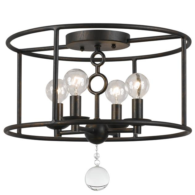 Cameron 4 Light Semi Flush Mount