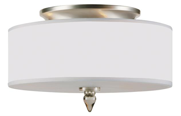 Luxo 3 Light Flush Mount