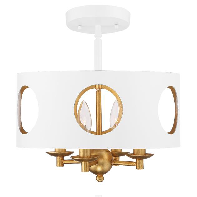 Odelle 4 Light Flush Mount