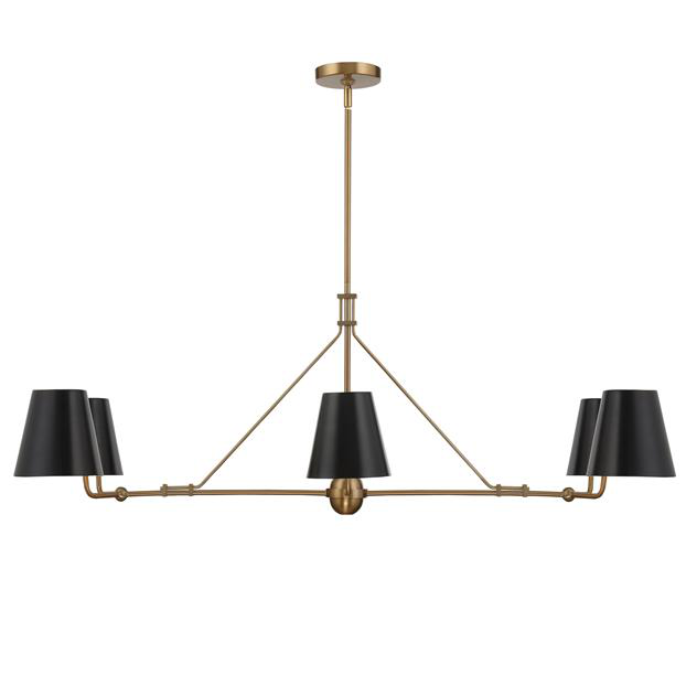 Xavier 6 Light Linear Chandelier