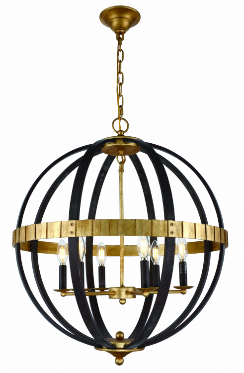 Orbus 6 Light Chandelier