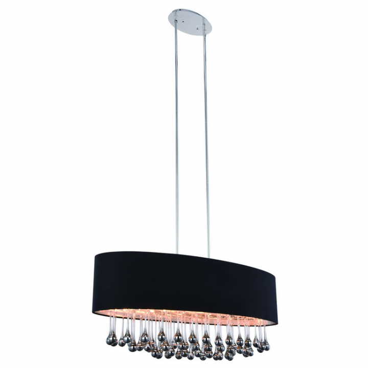 Metro 6 Light Linear Chandelier