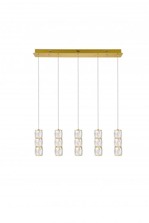 Polaris 5 Light LED Linear Chandelier