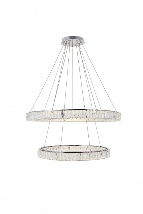 Monroe 2 Tier LED Chandelier