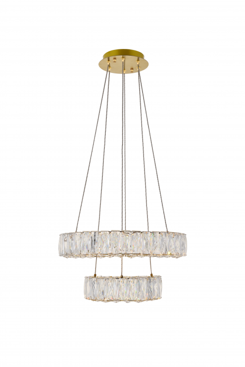 Monroe 2 Tier LED Pendant