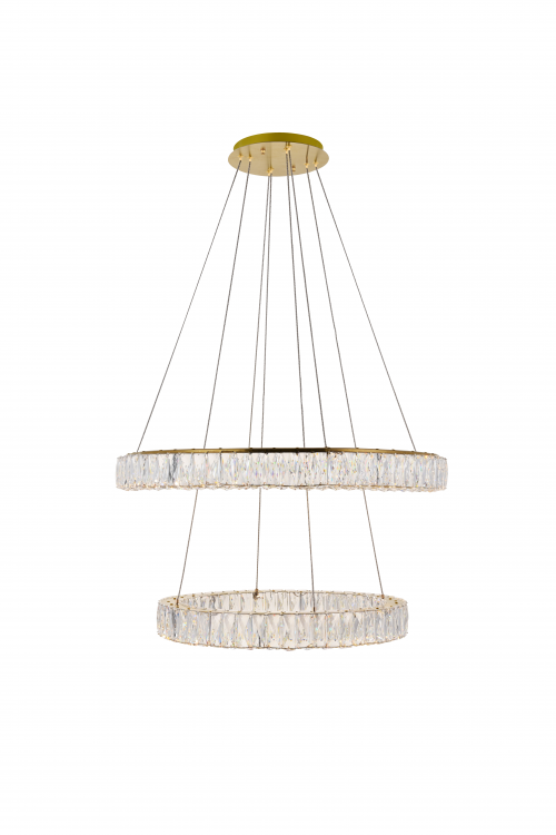 Monroe 2 Tier LED Chandelier