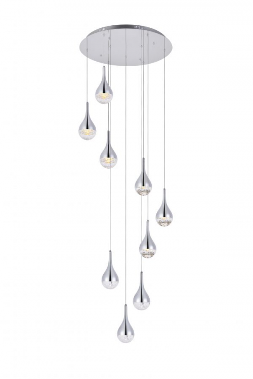 Amherst LED 9 Light Chandelier