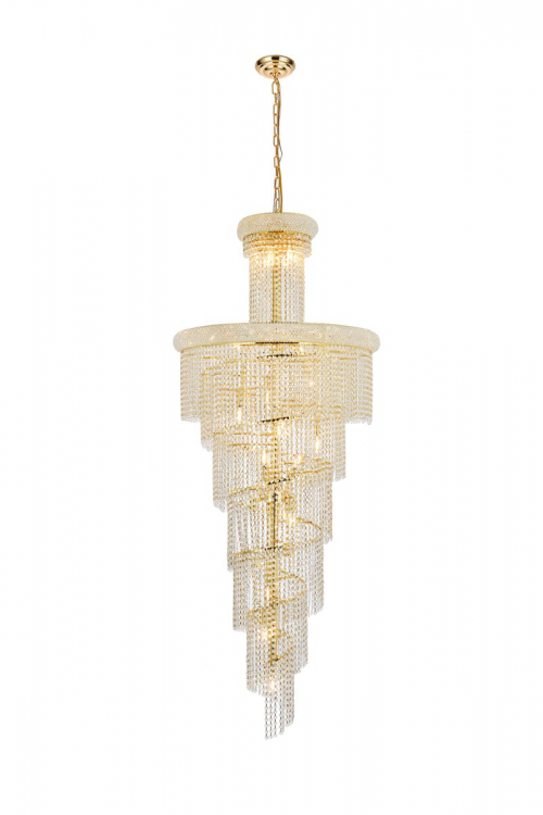 Spiral 28 Light Chandelier