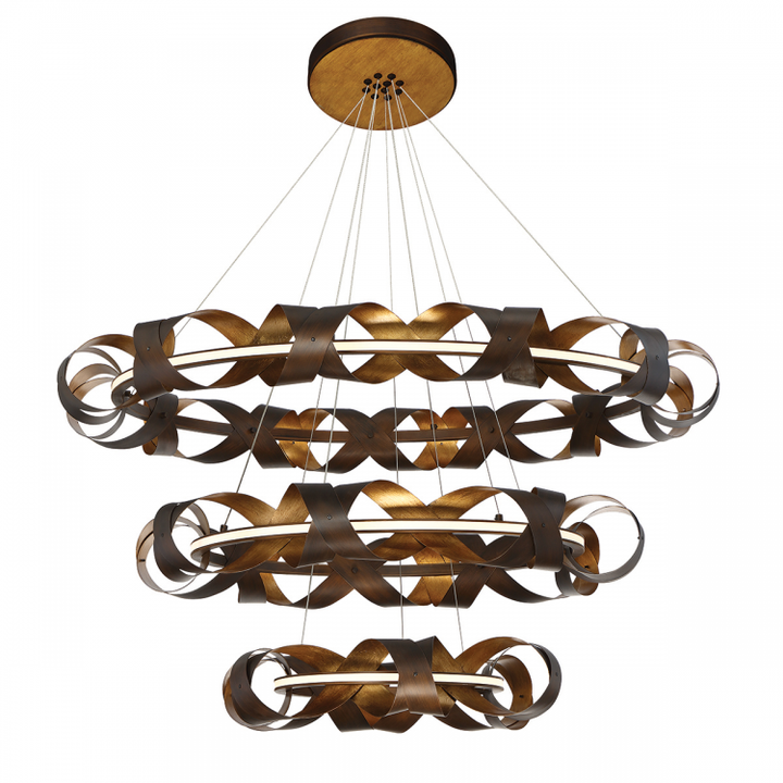 Banderia 44 Inch LED 3 Tier Chandelier