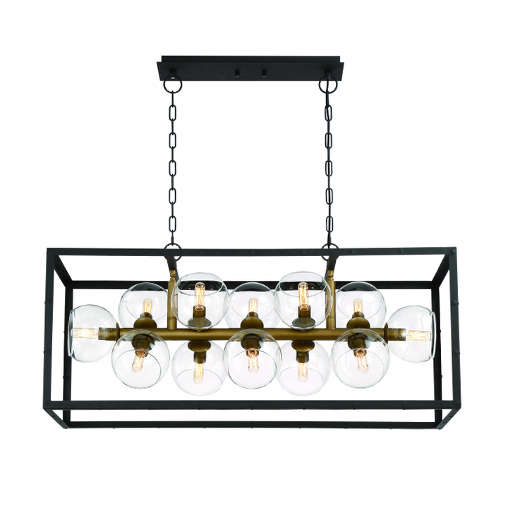 Bentley 12-light Linear Chandelier