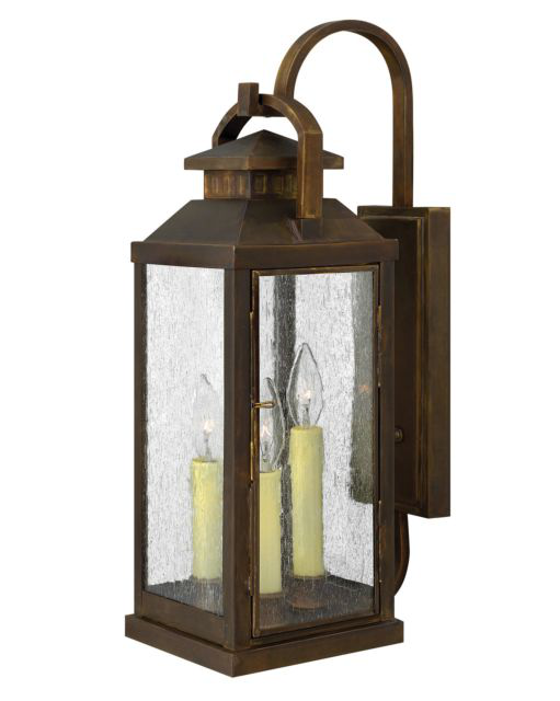 Revere Outdoor 3 Light Wall Lantern