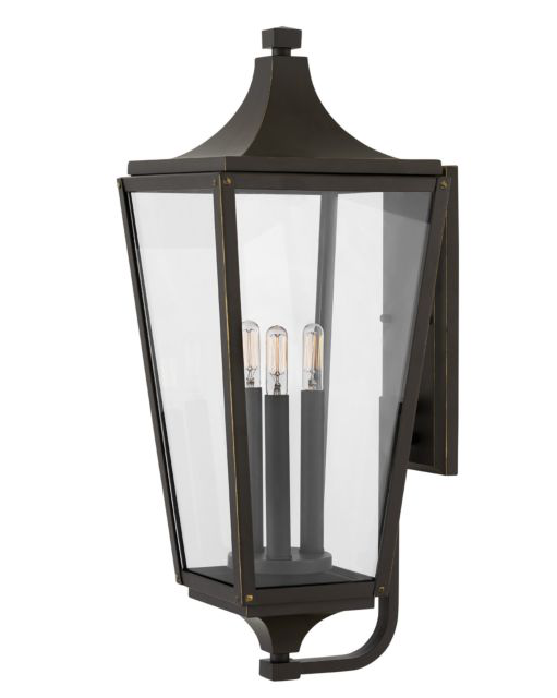 Jaymes Outdoor 3 Light Wall Lantern