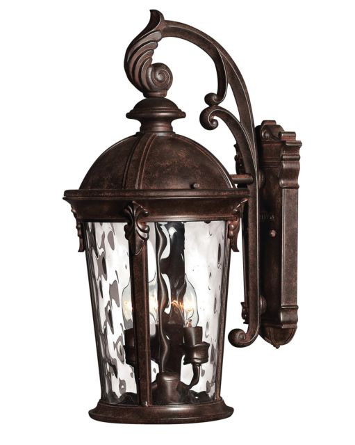 Windsor Outdoor 3 Light Wall Lantern