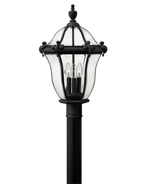 San Clemente Outdoor 3 Bulb Post Light