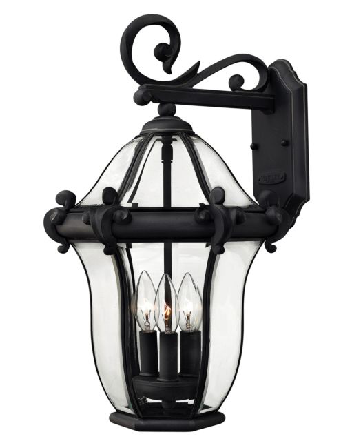 San Clemente Outdoor 3 Light Wall Lantern