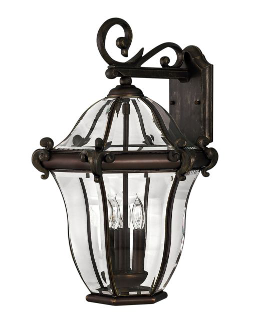 San Clemente Outdoor 3 Light Wall Lantern