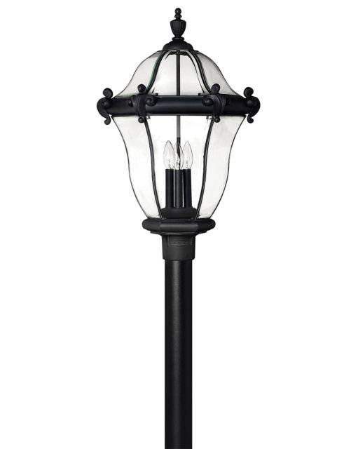 San Clemente Outdoor 3 Bulb Post Light