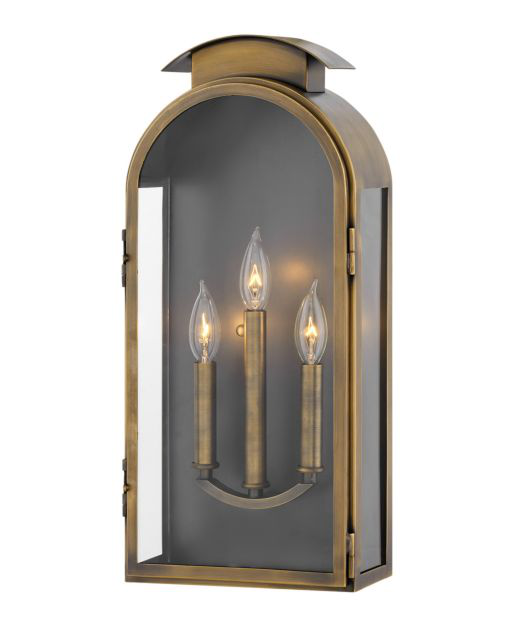 Rowley Outdoor 3 Light Wall Lantern