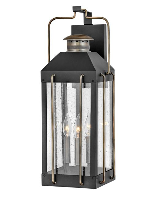 Fitzgerald Outdoor 3 Light Wall Lantern