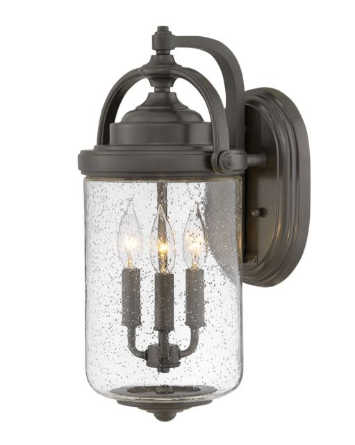 Willoughby Outdoor 3 Light Wall Lantern