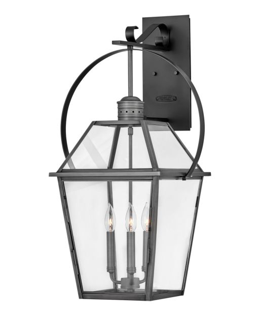 Nouvelle Outdoor 3 Light Wall Lantern