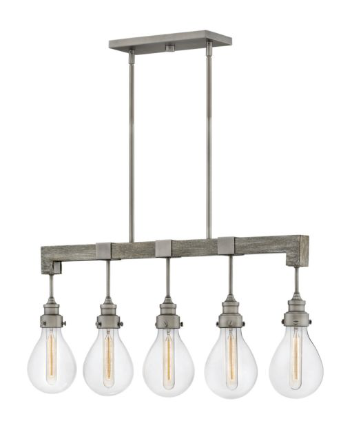 Denton 5 Light Linear Chandelier