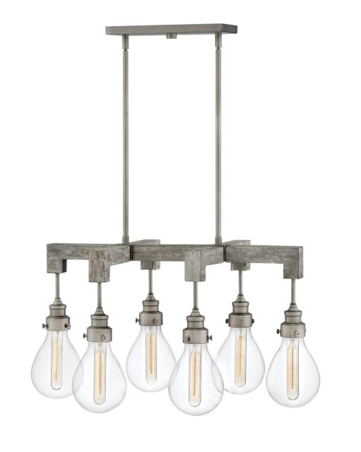 Denton 6 Light Linear Chandelier