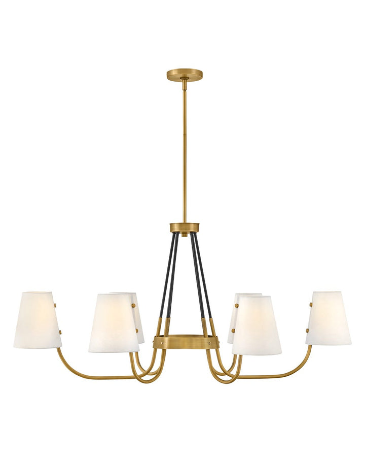 Aston 6 Light Linear Chandelier