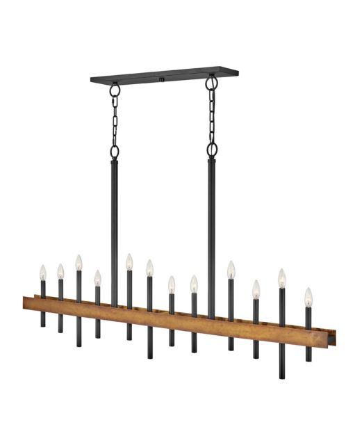 Wells 12 Light Linear Chandelier