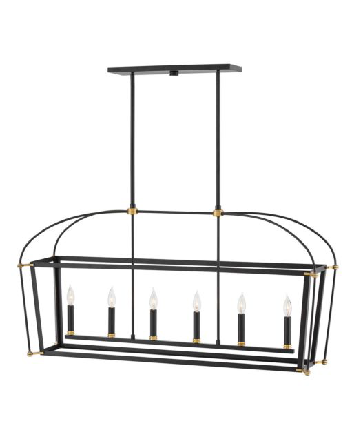 Selby 6 Light Linear Chandelier