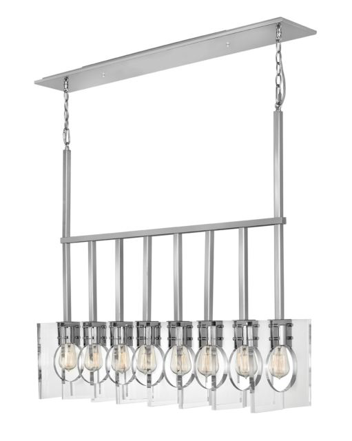 Ludlow 8 Light Linear Chandelier