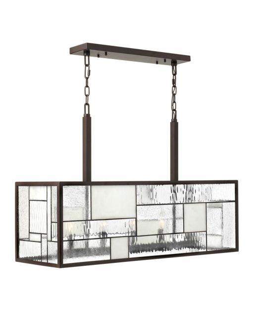 Mondrian 5 Light Linear Chandelier