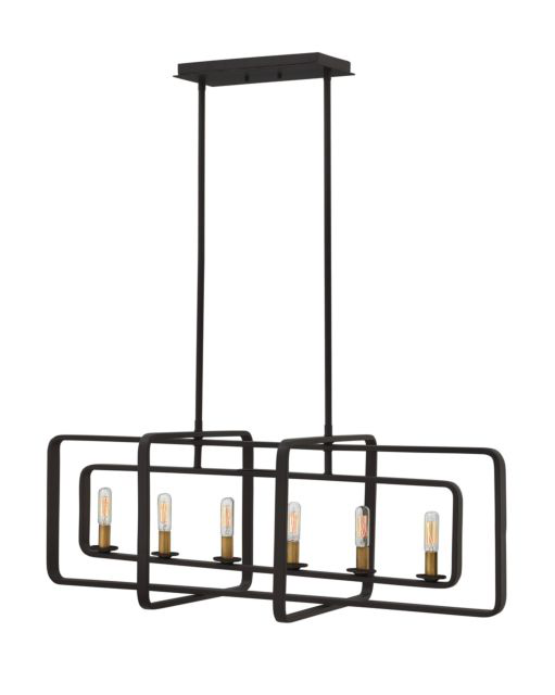 Quentin 6 Light Linear Chandelier