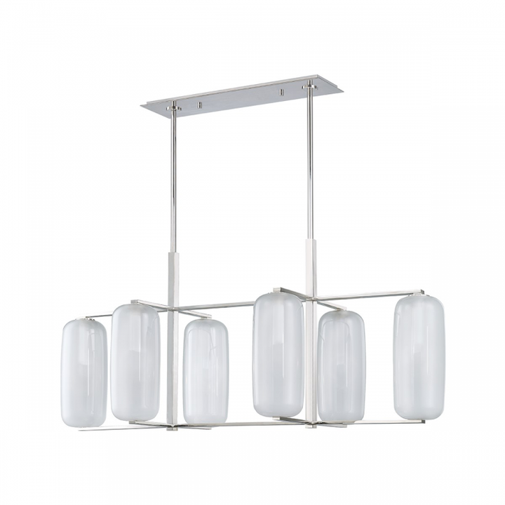 Pebble 6 Light Linear Chandelier