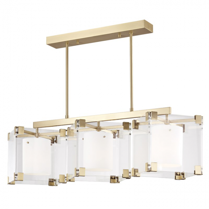 Achilles 3 Light Linear Chandelier