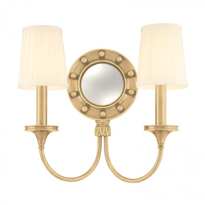 Regent 2 Light Mirrored Wall Sconce