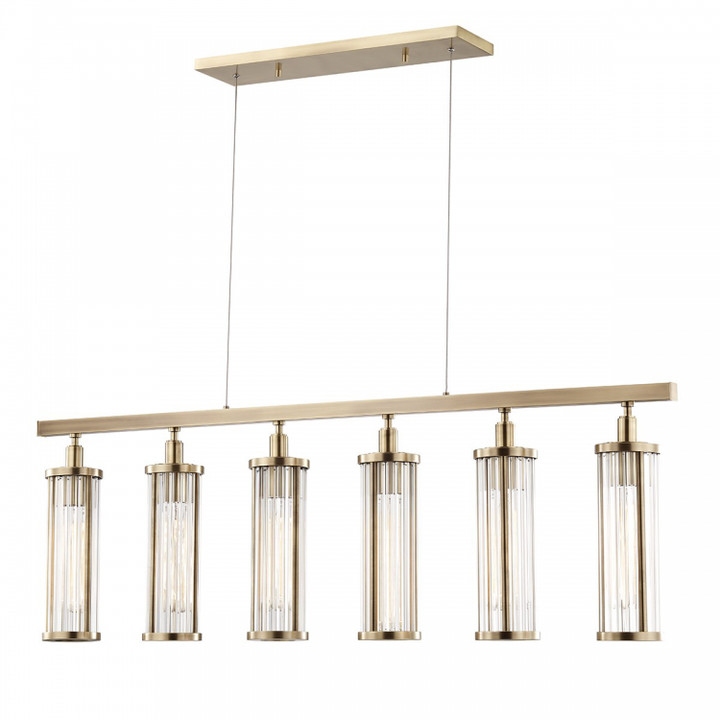 Marley 6 Light Linear Chandelier