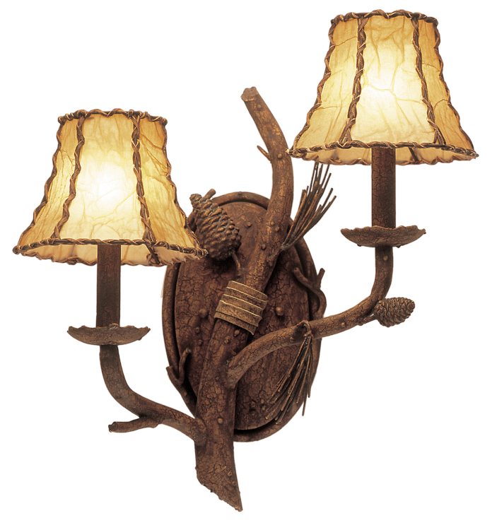 Ponderosa 2 Light Wall Sconce