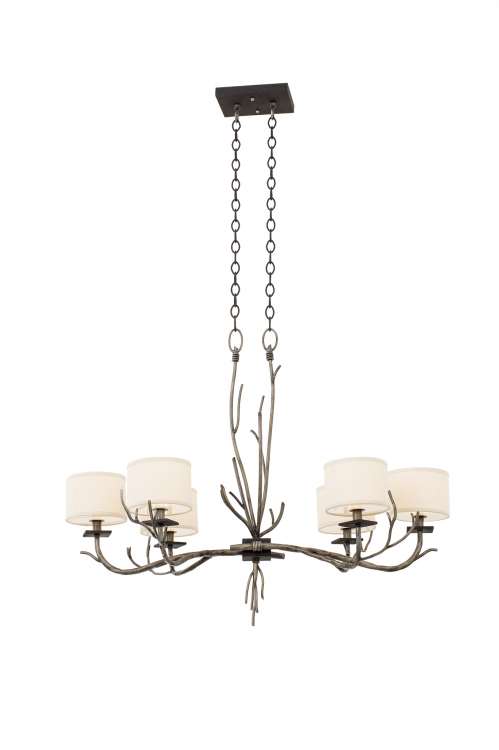 Denali 6 Light Linear Chandelier