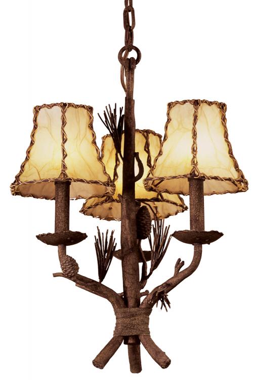 Ponderosa 3 Light Chandelier