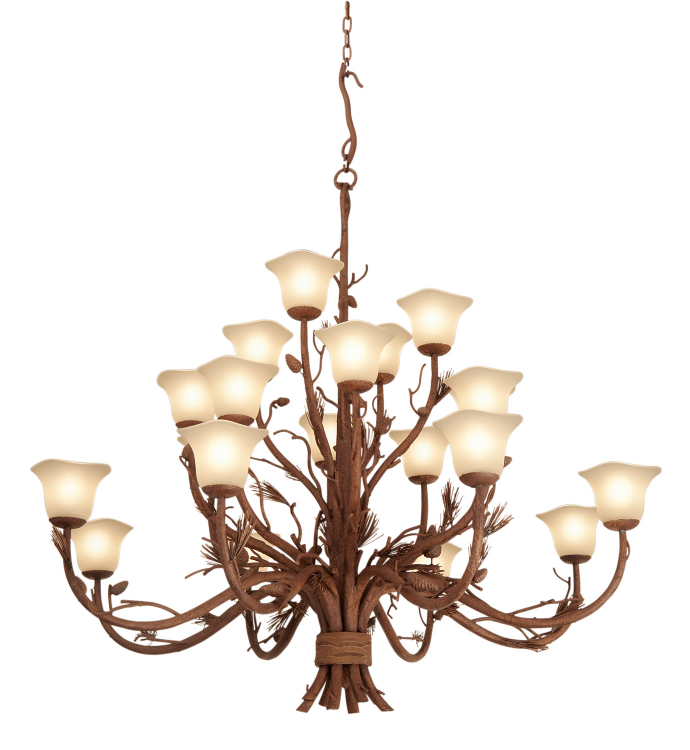 Ponderosa 20 Light Chandelier