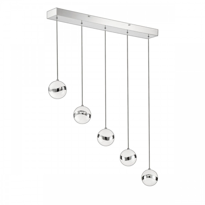 5-light LED Linear Chandelier